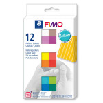 Pâte à modeler polymère FIMO Soft Set couleurs brillantes 12 x 26 g