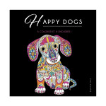 Illustrations à colorier Happy dogs !