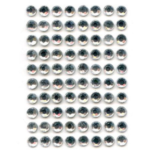 Strass - Transparent - 80 pièces - 4 mm