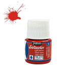 Peinture textile transparent Pébéo 45ml - 24 - Rouge cardinal