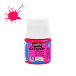 Peinture textile transparent Pébéo 45ml - 33 - Rose fluo