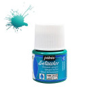 Peinture textile opaque Setacolor moiré 45ml - 42 - Turquoise moiré