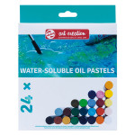 Pastel à l'huile Set 24 couleurs Solubles à l'eau