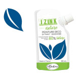 Peinture décorative Izink Nature 80 ml - Bleu denim