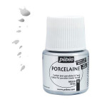 Peinture Porcelaine 150 45 ml - 110 - Argent moiré