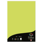 Feuille faire part Pollen 120g 210 x 297mm par 50 - Vert Bourgeon
