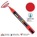 Marqueur PC-5M pointe conique moyenne - Rouge