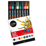 Marqueur Posca trait fin 1,3 mm - Boite de 8 couleurs assorties