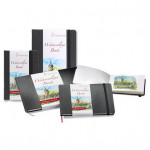 Livre de papier aquarelle Watercolour Book 200 g/m² - 30 pages Paysage - 14,8 x 21 cm (A5)