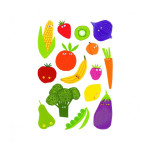 Gommettes Baby fruits et légumes
