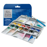 Aquarelle fine Cotman 12 demi-godets Boite Sketcher