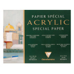 Bloc de papier pour peinture acrylique 360 g/m² - 30 x 40 cm