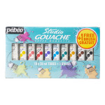 Gouache Studio 20 ml par 10 + 1 pinceau gratuit