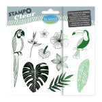 Stampo Clear Jungle - Set de 10 tampons