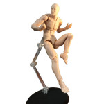 Figurine articulée pour le dessin Homme Body Kun