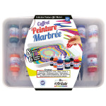 Peinture marbré Coffret peinture magique