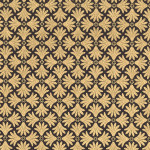 Feuille imprimée 50 x 70 cm Isis Noir et or 100 g/m²