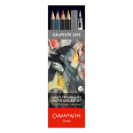 Crayon esquisse Aquarellable Set Multi-techniques Graphite Line 13 pièces