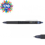 Stylo roller encre gel FriXion pointe fine - Noir